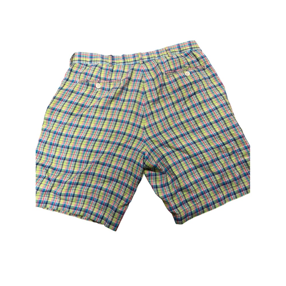 Polo Golf Ralph Lauren Plaid Shorts Men's 34  Pastel Preppy - Picture 2 of 10